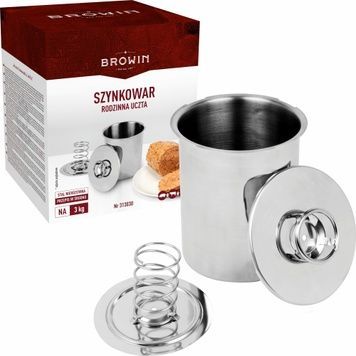 Шинковар Browin 3 кг з нержавіючої сталі прес форма для шинки 313030 фото