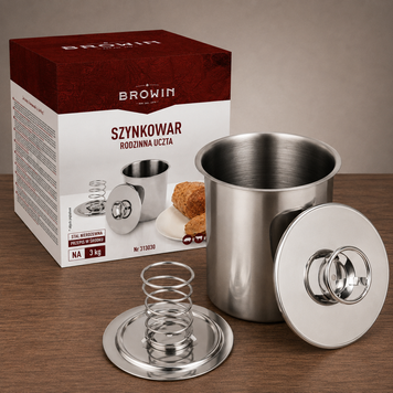 Шинковар Browin 3 кг з нержавіючої сталі прес форма для шинки 313030 фото