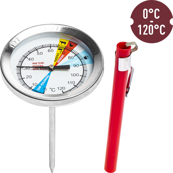 Термометр Browin для ветчинницы 0,8 кг, зонд 9 см, 0-120&deg;C 100602 фото